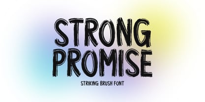 Strong Promise Font Poster 1