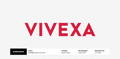 Vivexa Font Poster 1
