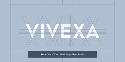 Vivexa Font Poster 3
