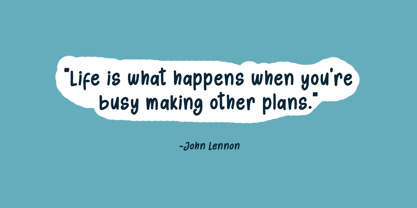 Sunday Chalks Family Font Poster 7