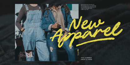 Bon Appairs Font Poster 7