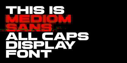 Mediom Sans Font Poster 7