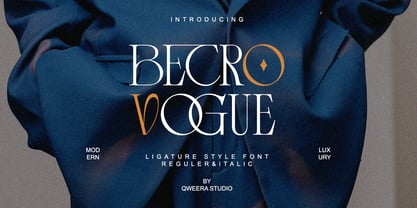 Betro Vogue Font Poster 1