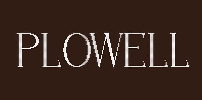 Plowell Font Poster 1