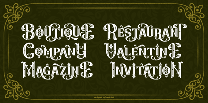 Decoraties Font Poster 3