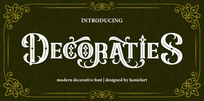 Decoraties Font Poster 1