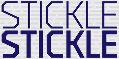 Stickle Font Poster 1