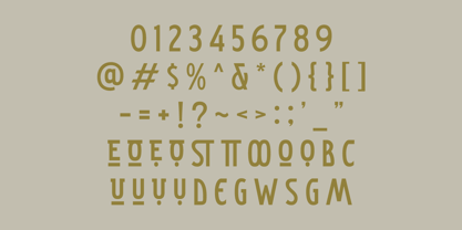 Highmark Font Poster 8