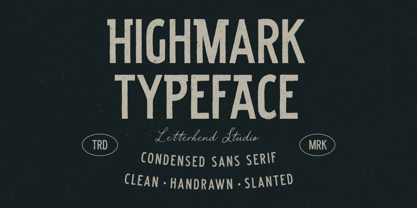 Highmark Font Poster 1