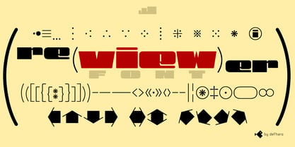 View Black Font Poster 3
