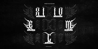 Exilium Font Poster 10