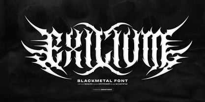 Exilium Font Poster 1