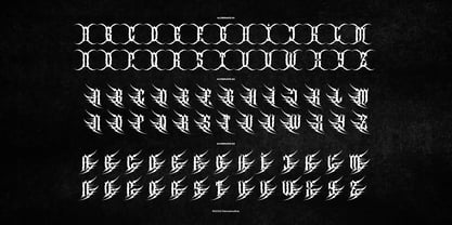 Exilium Font Poster 12