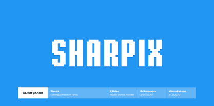 Sharpix Font Poster 1