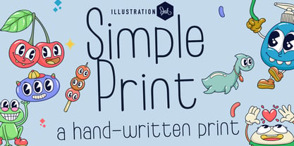 ZP Simpleton Font Poster 3