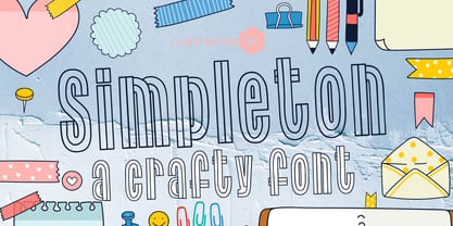 ZP Simpleton Font Poster 1