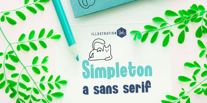 ZP Simpleton Font Poster 2