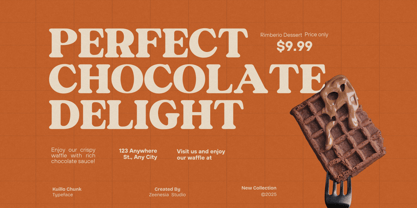 Kuillo Chunk Font Poster 11