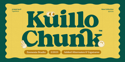 Kuillo Chunk Font Poster 1