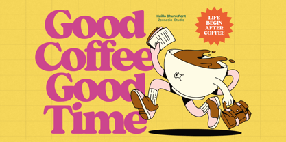 Kuillo Chunk Font Poster 3