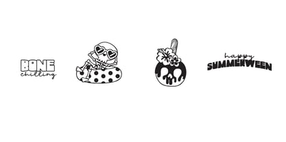 DB Summerween Font Poster 4