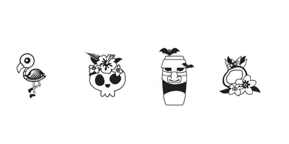 DB Summerween Font Poster 7