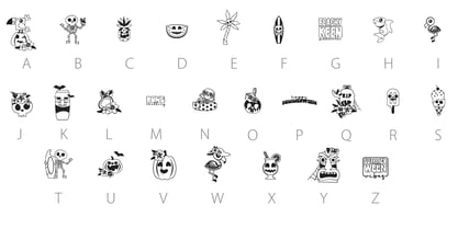 DB Summerween Font Poster 3