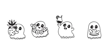 DB Summerween Font Poster 10