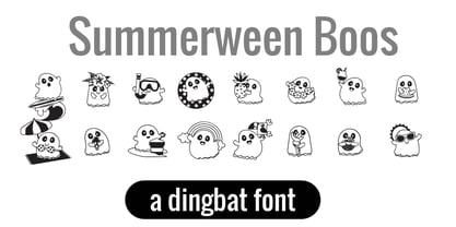 DB Summerween Font Poster 2