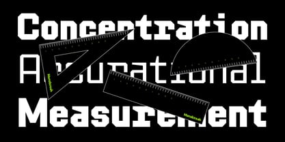 TF Monobreak Font Poster 4