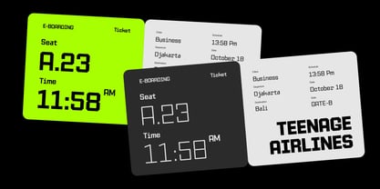 TF Monobreak Font Poster 6