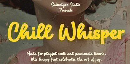 Chill Whisper Font Poster 1