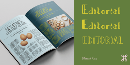 Agraph Font Poster 3