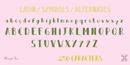 Agraph Font Poster 7