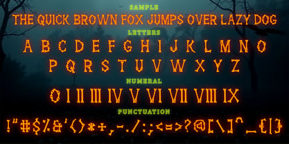 Spooky Bonez Font Poster 2