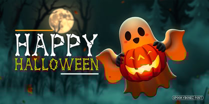 Spooky Bonez Font Poster 4