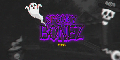 Spooky Bonez Font Poster 3