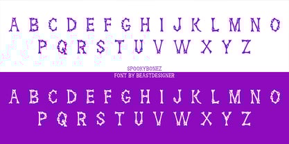 Spooky Bonez Font Poster 5