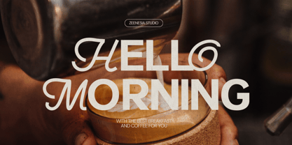 Perfect Barista Font Poster 12