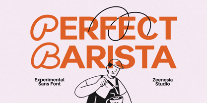 Perfect Barista Font Poster 1