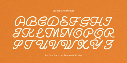 Perfect Barista Font Poster 14