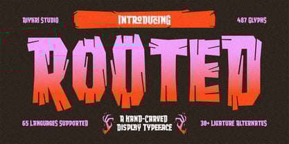 Ayr Rooted Font Poster 1