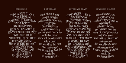 Avoxan Font Poster 4