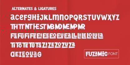 Fuzamic Font Poster 7