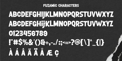 Fuzamic Font Poster 6