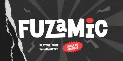 Fuzamic Font Poster 1