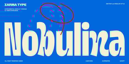 Nobulina Font Poster 1