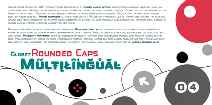 Globet Caps Font Poster 8