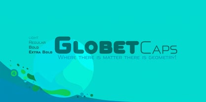 Globet Caps Font Poster 3