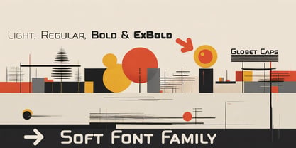 Globet Caps Font Poster 10